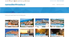 Desktop Screenshot of namestitevhrvaska.si